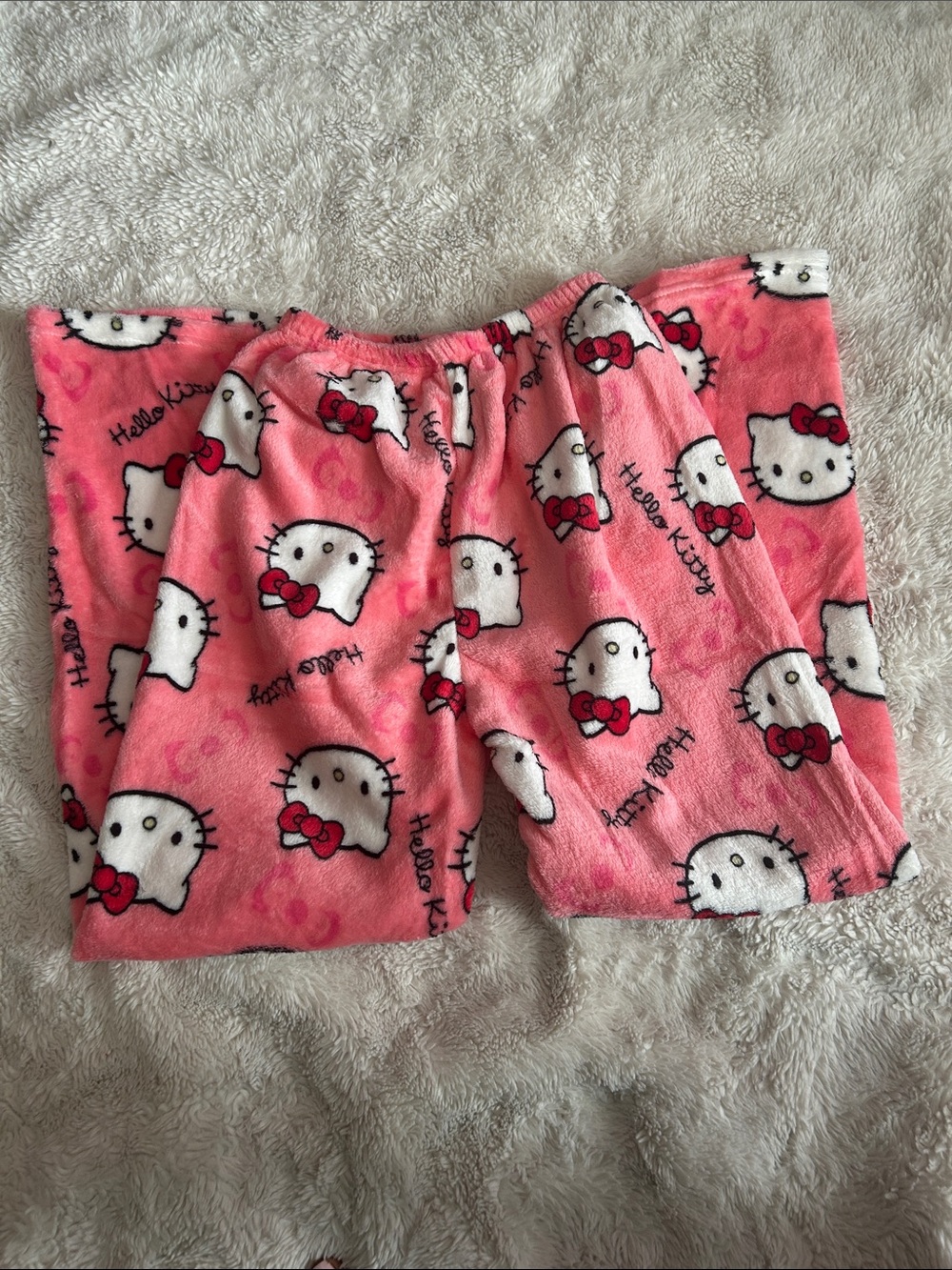 Hello Kitty Women’s Pink Pajama Pants - Picture 3 of 5